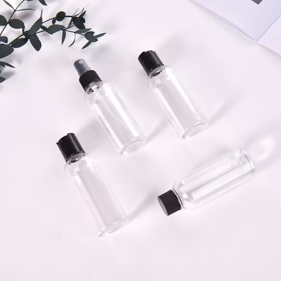 Juego de botellas de viaje para champú, agua y crema, contenedor de artículos de tocador, bolsa de PVC, 4 Uds.
