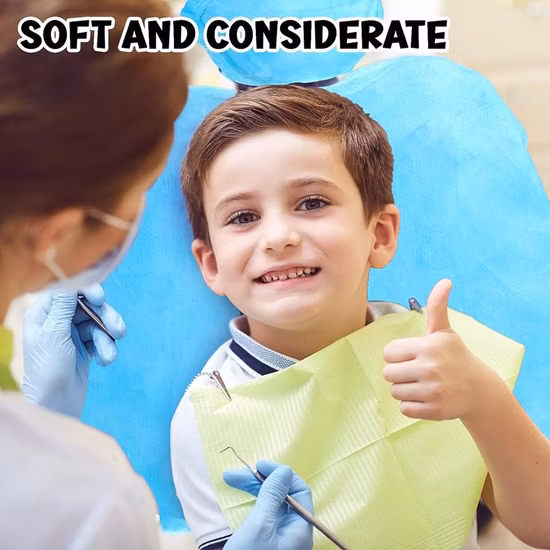 SJ-fundas desechables para media silla Dental, funda impermeable no tejida de alta calidad para respaldo y reposacabezas de silla Dental